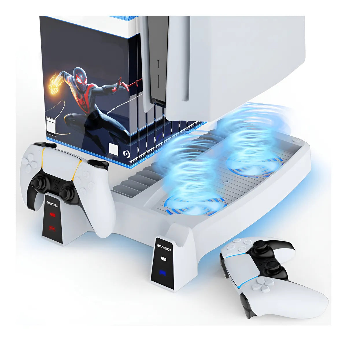 Base EFUYTECH 3 En 1 Para PlayStation 5 / Con Refrigeración Y Cargador