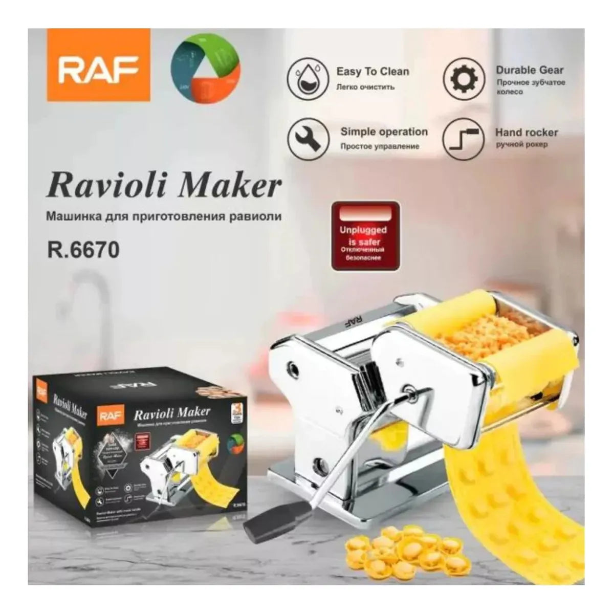 Raviolera Plateada RAF