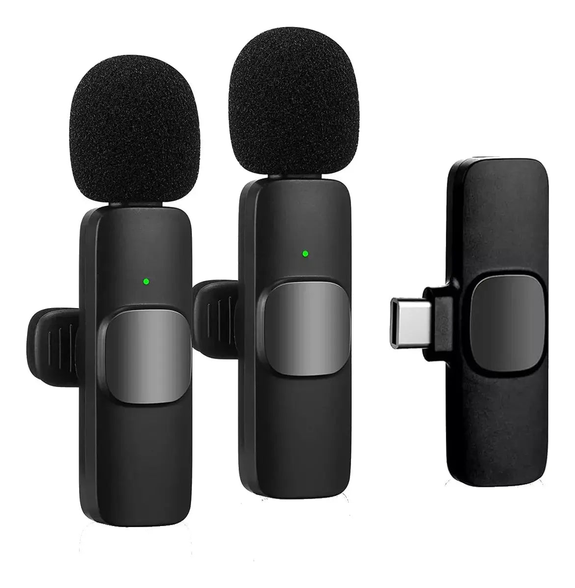 Micròfonos Corbateros X2 Inalàmbricos Celular Tipo C Stream