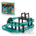 Pista De Auto Dinosaurio 38 Pcs A Pila Encastrable