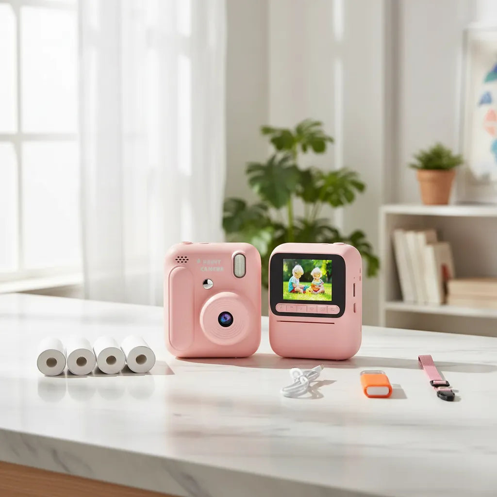 Cámara Instantanea Para Niños, Imprime Y Captura Momentos