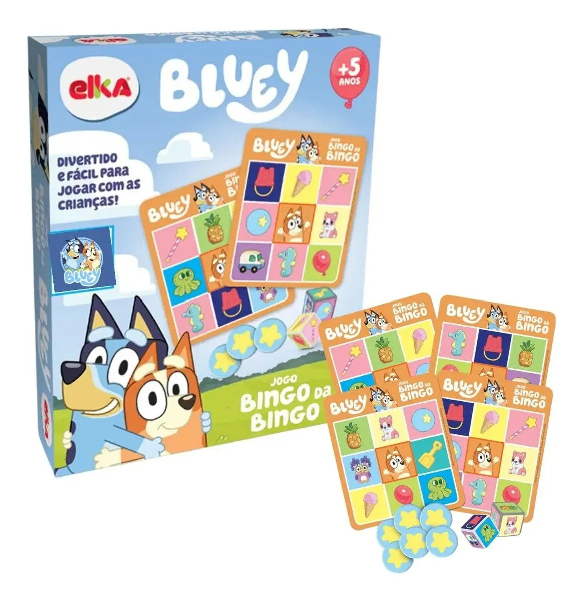 JUEGO DE BINGO BLUEY - DIDACTA