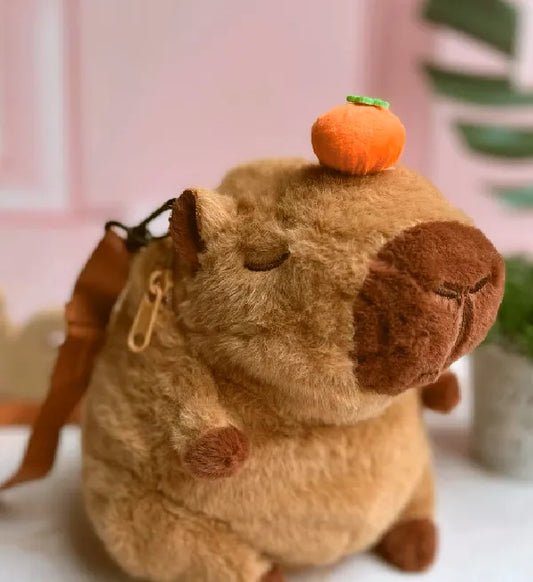 MOCHILITA CAPIBARA 25 CM X 20 CM X 15 CM