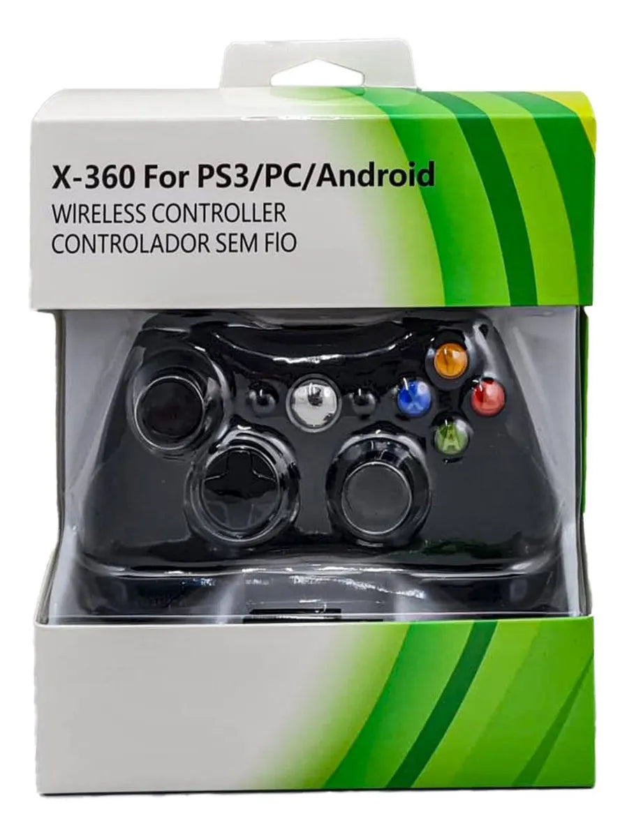 Control Joystick Compatible A Pilas Inalambrico Xbox 360 Pc