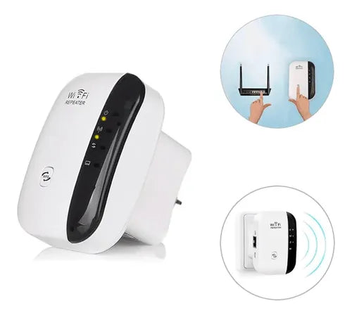 Extensor Repetidor Wifi 300 Mbps Inalámbrico Amplificador Color Blanco