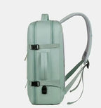 Mochila Unisex Viral Impermeable Viaje Notebook Usb Premium Verde Claro Liso