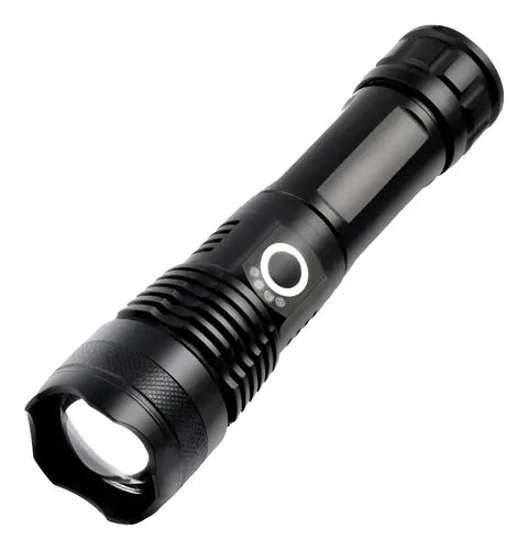 Linterna Táctica 5 Modos Xhp50 Recargable Aluminio Zoom