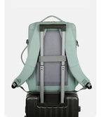 Mochila Unisex Viral Impermeable Viaje Notebook Usb Premium Verde Claro Liso