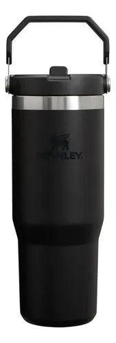 Vaso térmico Stanley Flip Straw Tumbler 591 ml Black Negro