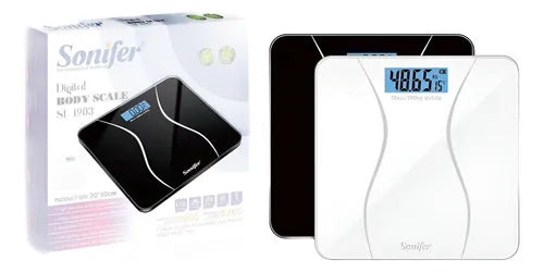 Balanza De Baño Digital Pantalla Lcd 180 Kgs Sonifer