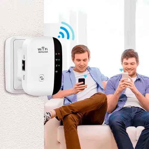 Extensor Repetidor Wifi 300 Mbps Inalámbrico Amplificador Color Blanco