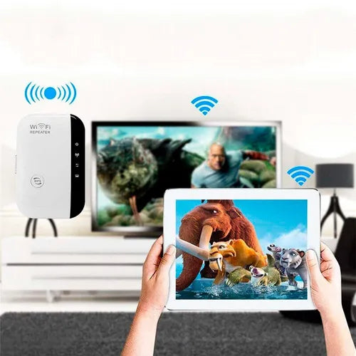 Extensor Repetidor Wifi 300 Mbps Inalámbrico Amplificador Color Blanco