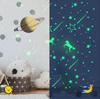 275 Adhesivos Que Brillan En La Oscuridad. Estrellas Y Más!