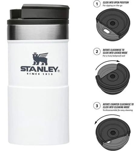 STANLEY NEVERLEAK CLASSIC 8,5 OZ. BLANCO POLAR