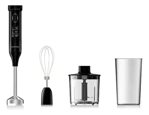 Mixer Con Batidor Picador Y Vaso Daewoo Varilla Metal Hb8722