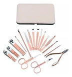 Set 18 Piezas Manicura Pedicura Rostro Cuidado Personal