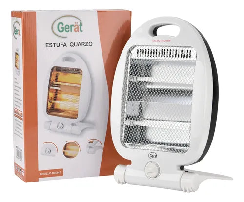 Estufa cuarzo de 2 tubos, 400/800 w,con interruptor de caida GERAT