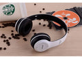 Auriculares Manos Libres Bluetooth Mp3 Radio Fm Sd Calidad ® Color Blanco