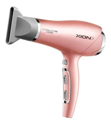 Secador De Pelo Xion 2200w 2 Velocidades 3 Temperaturas Color Rosa