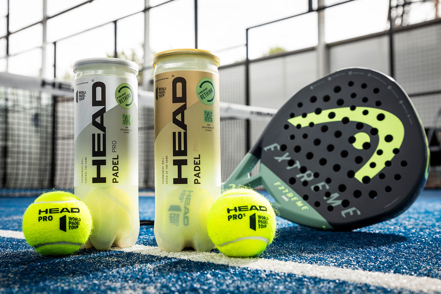 Tubo 3 Pelotas Head Padel Pro
