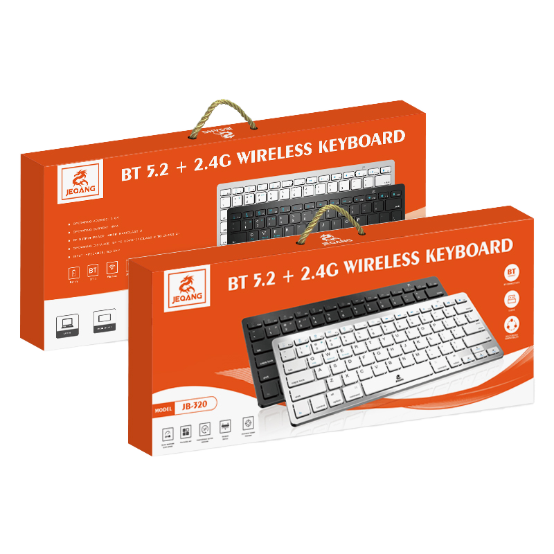 Teclado Mini JB-325 Multi Plataforma Bluetooth+Wi-Fi