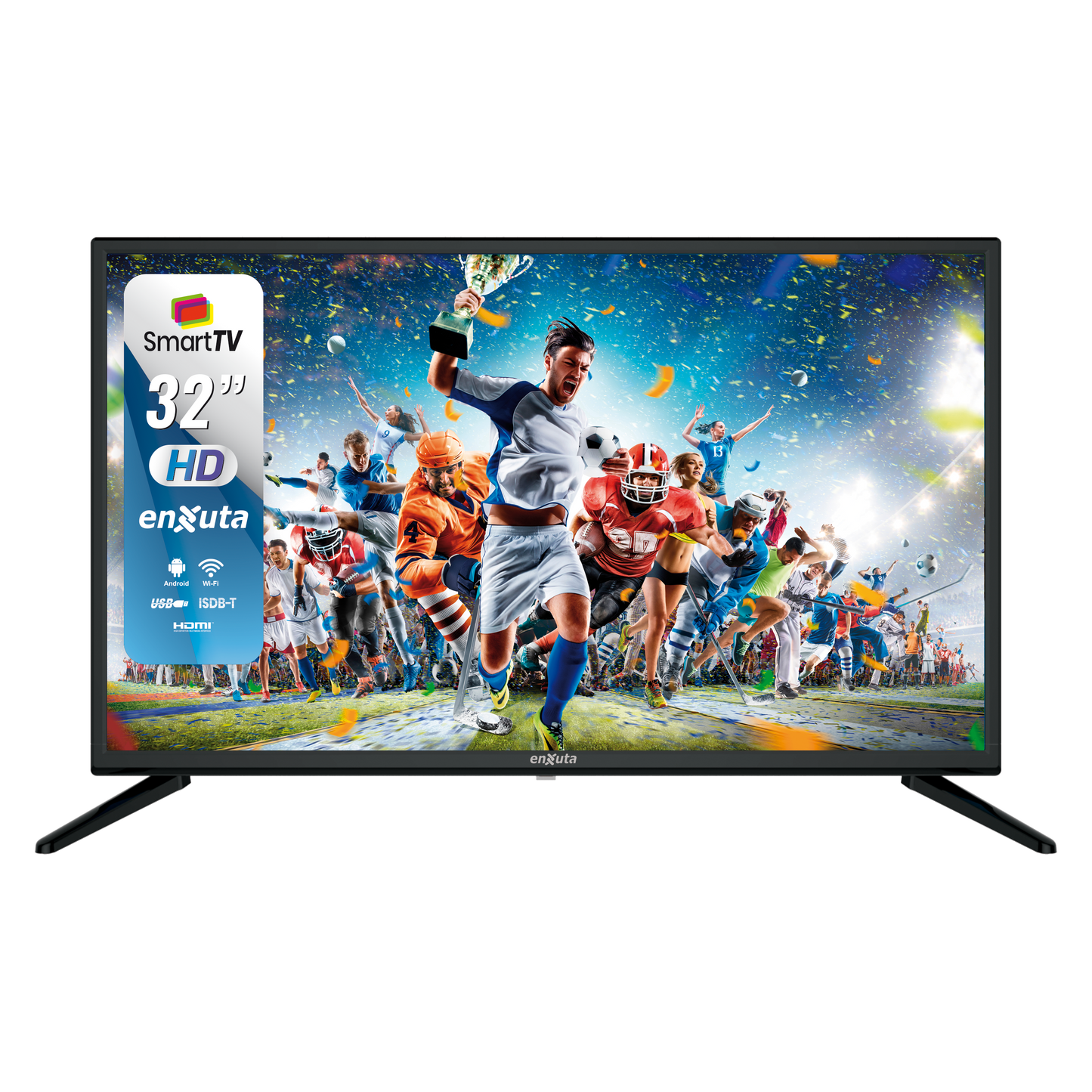 SMART TV 32″ HD – LEDENX1232SDF2KA – ENXUTA