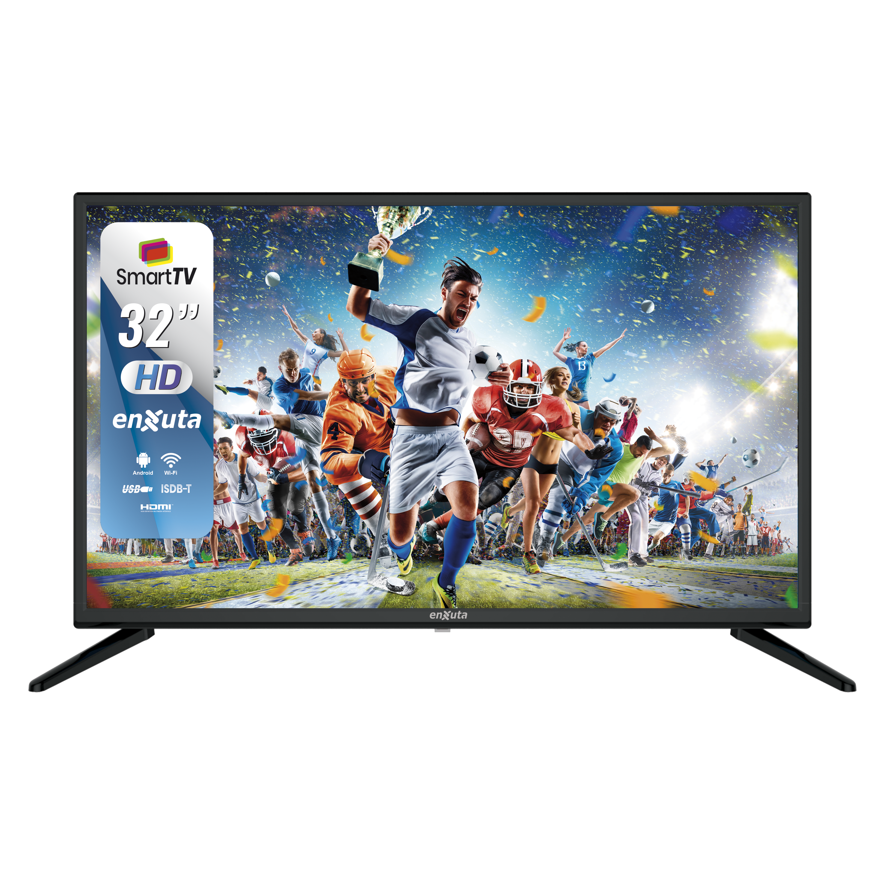 SMART TV 32″ HD – LEDENX1232SDF2KA – ENXUTA