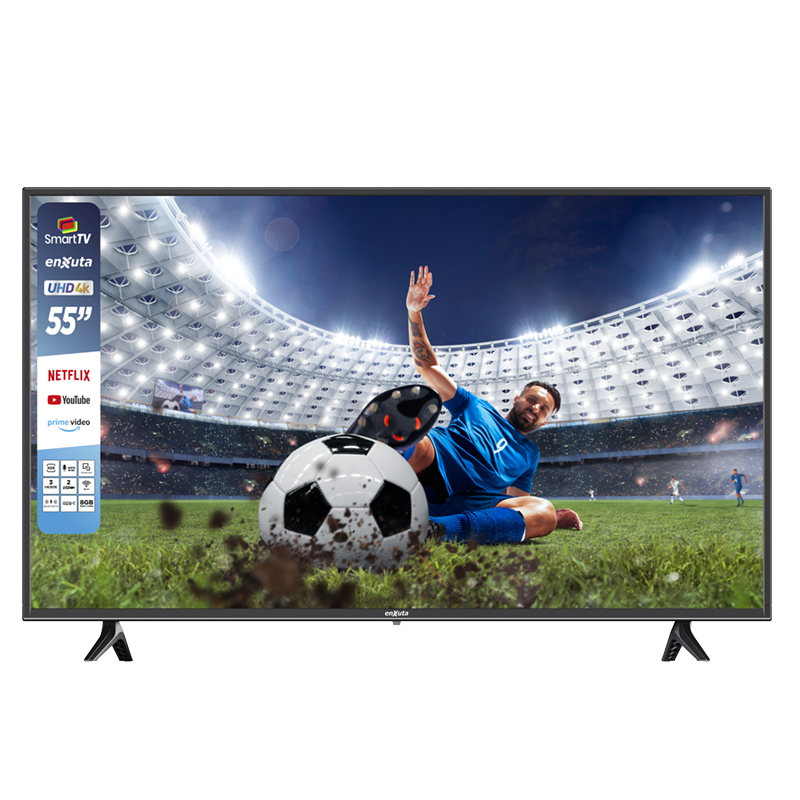 SMART TV 55″ ULTRA HD 4K – LEDENX1255SDF4KW – ENXUTA – WEBOS HUB