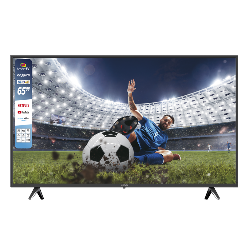 SMART TV 65″ ULTRA HD 4K – LEDENX1265SDF4KW – ENXUTA – WEBOS HUB