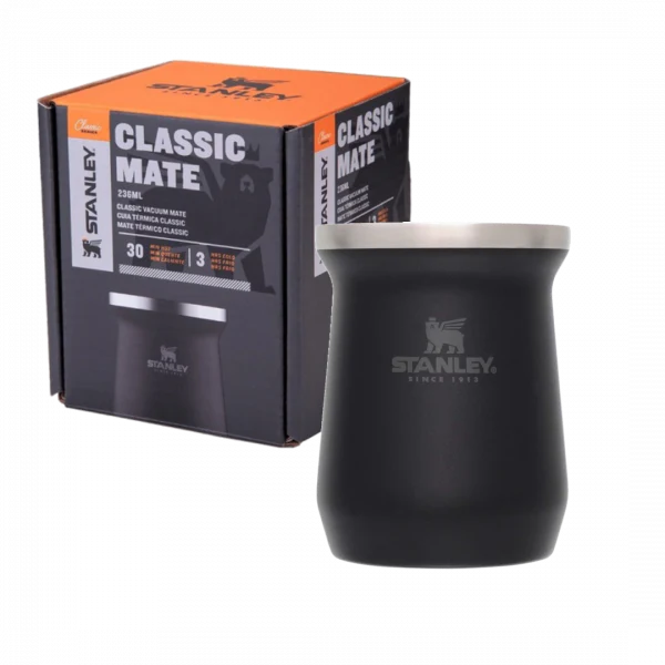 Mate STANLEY Acero Inoxidable - NEGRO
