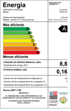 Frigobar Frío Húmedo RENX110FHW - A - Enxuta
