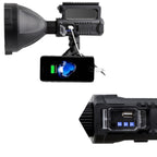 Linterna Led Recargable L-835 / Con Trípode Y Power Bank