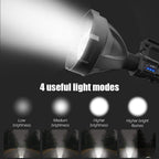 Linterna Led Recargable L-835 / Con Trípode Y Power Bank