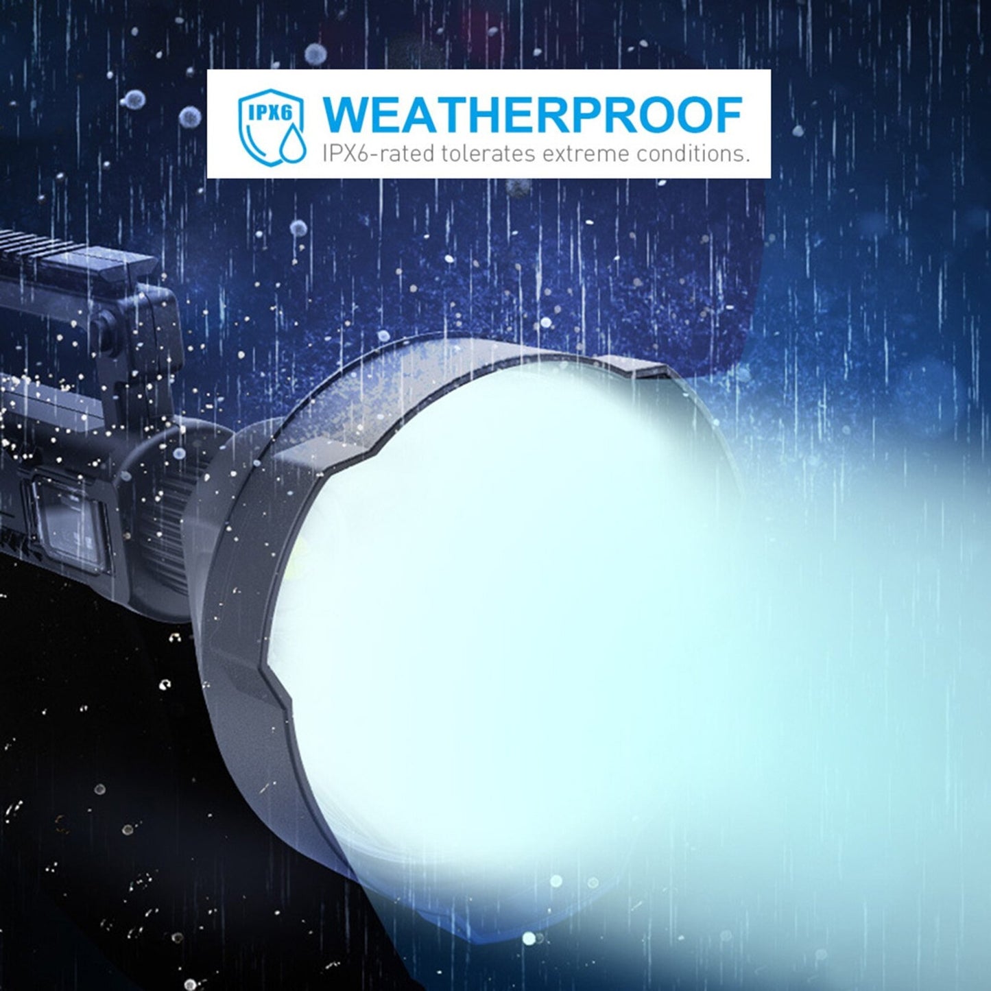 Linterna Led Recargable L-835 / Con Trípode Y Power Bank