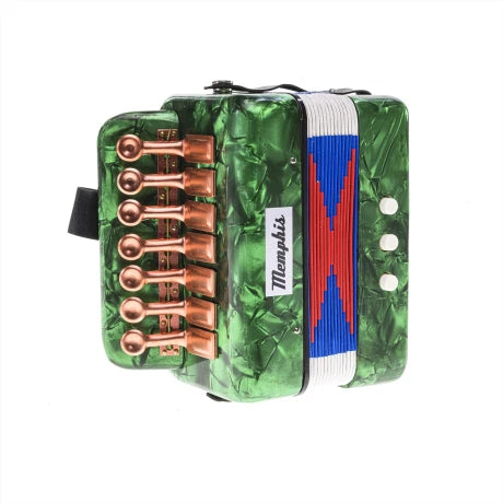 Acordeón Infantil Memphis Stp102 2 B 7 T Green