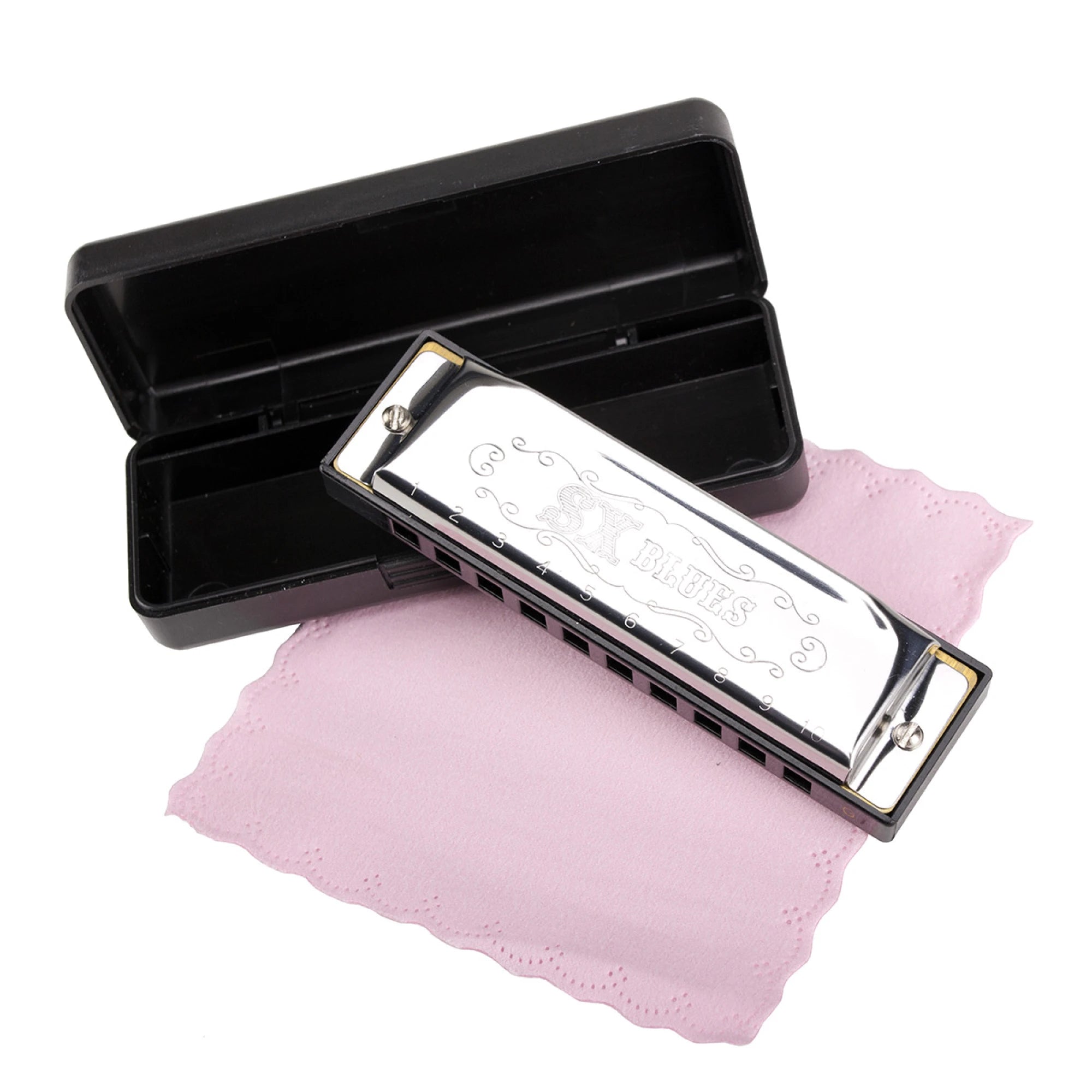Armónica Sx Hm1020c Blues En C 20 Voces Con Estuche