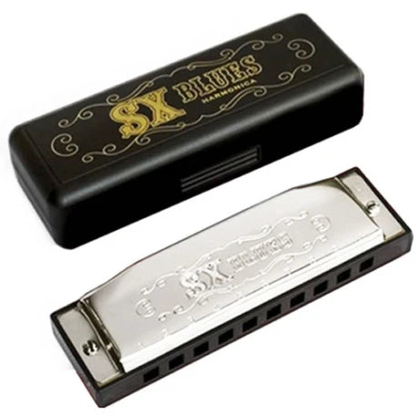 Armónica Sx Hm1020c Blues En C 20 Voces Con Estuche