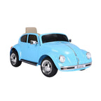 AUTO A BATERIA ESCARABAJO FUSCA PARA NIÑOS CELESTE