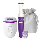 DEPILADORA ESSENTIAL + RECORTADOR DE CAVADO PHILIPS BRP505