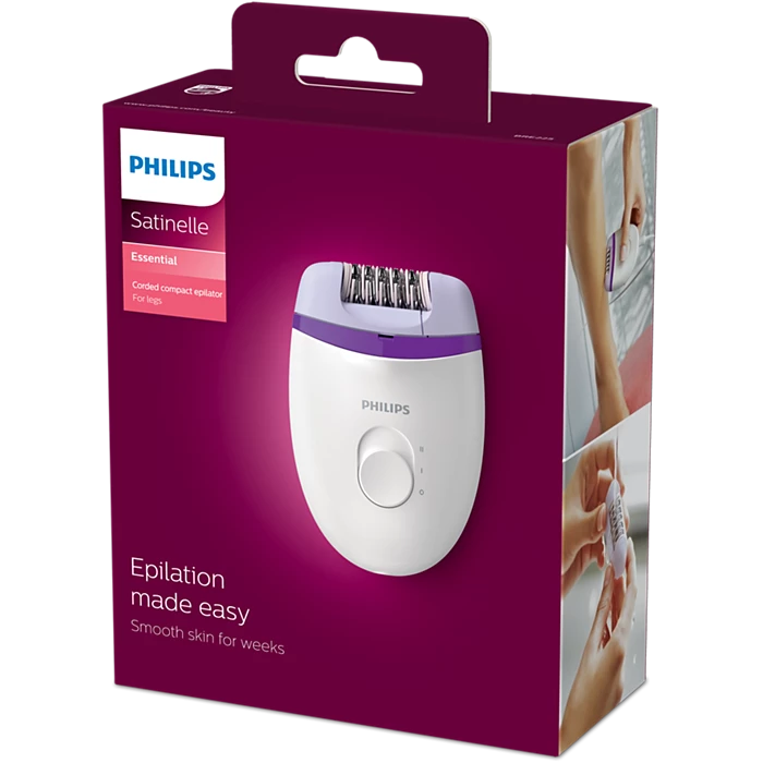 DEPILADORA SATINELLE PHILIPS CON CABLE BRE225