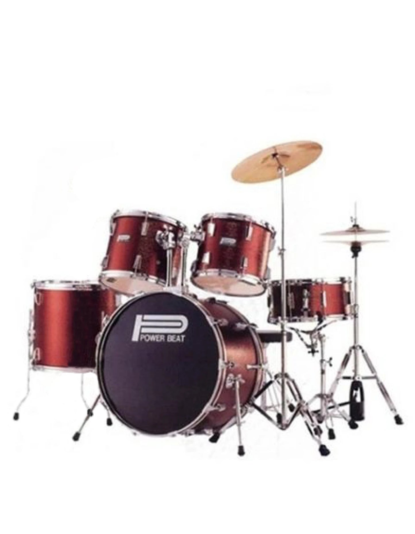 Batería Power Beat Standard Rd 5 Cuerpos Con Hardware