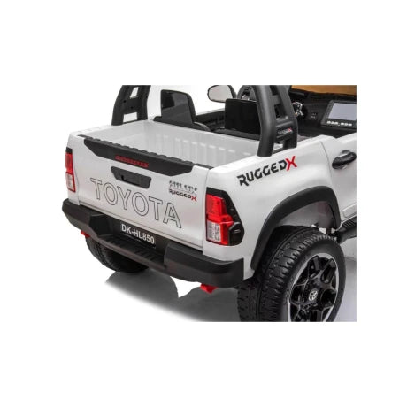 CAMIONETA INFANTIL A BATERIA TOYOTA HILUX BLANCO