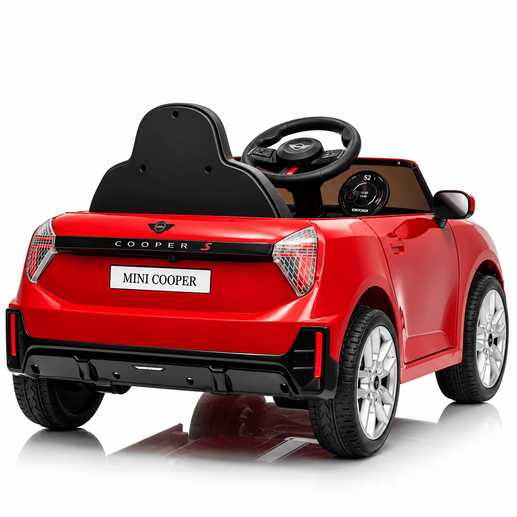 AUTO INFANTIL A BATERIA TIPO MINI COOPER ROJO