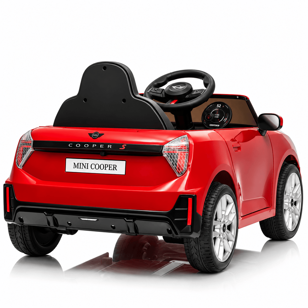AUTO INFANTIL A BATERIA TIPO MINI COOPER ROJO