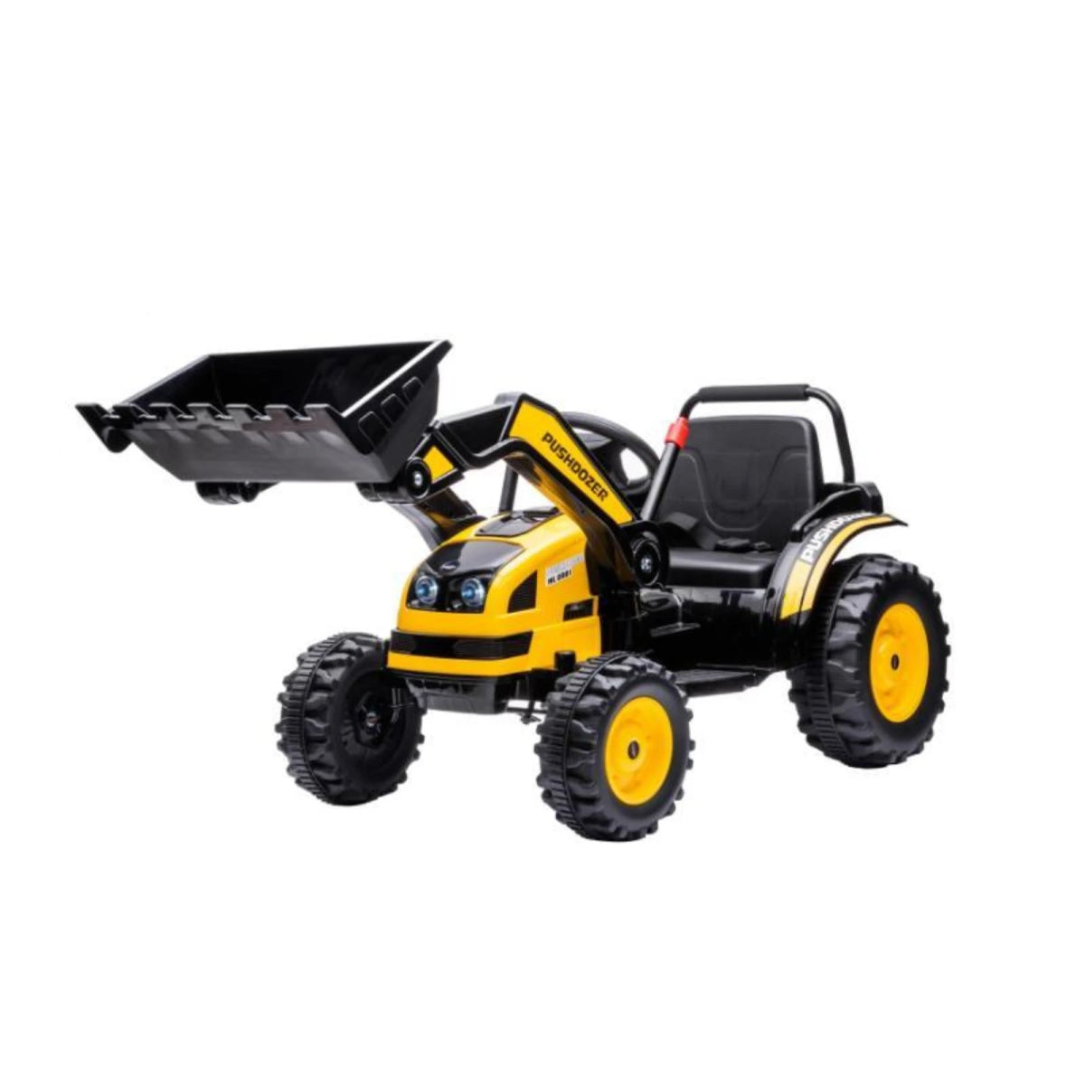 EXCAVADORA A BATERIA INFANTIL AMARILLO TRACTOR CON PALA