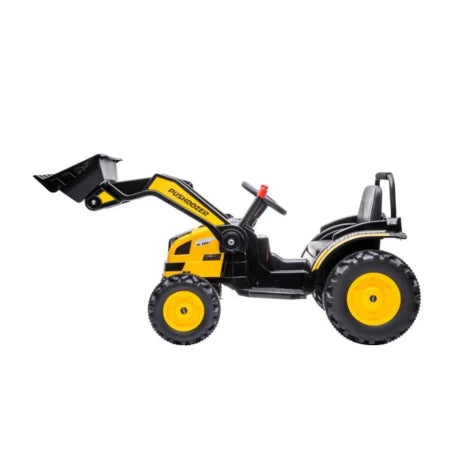 EXCAVADORA A BATERIA INFANTIL AMARILLO TRACTOR CON PALA