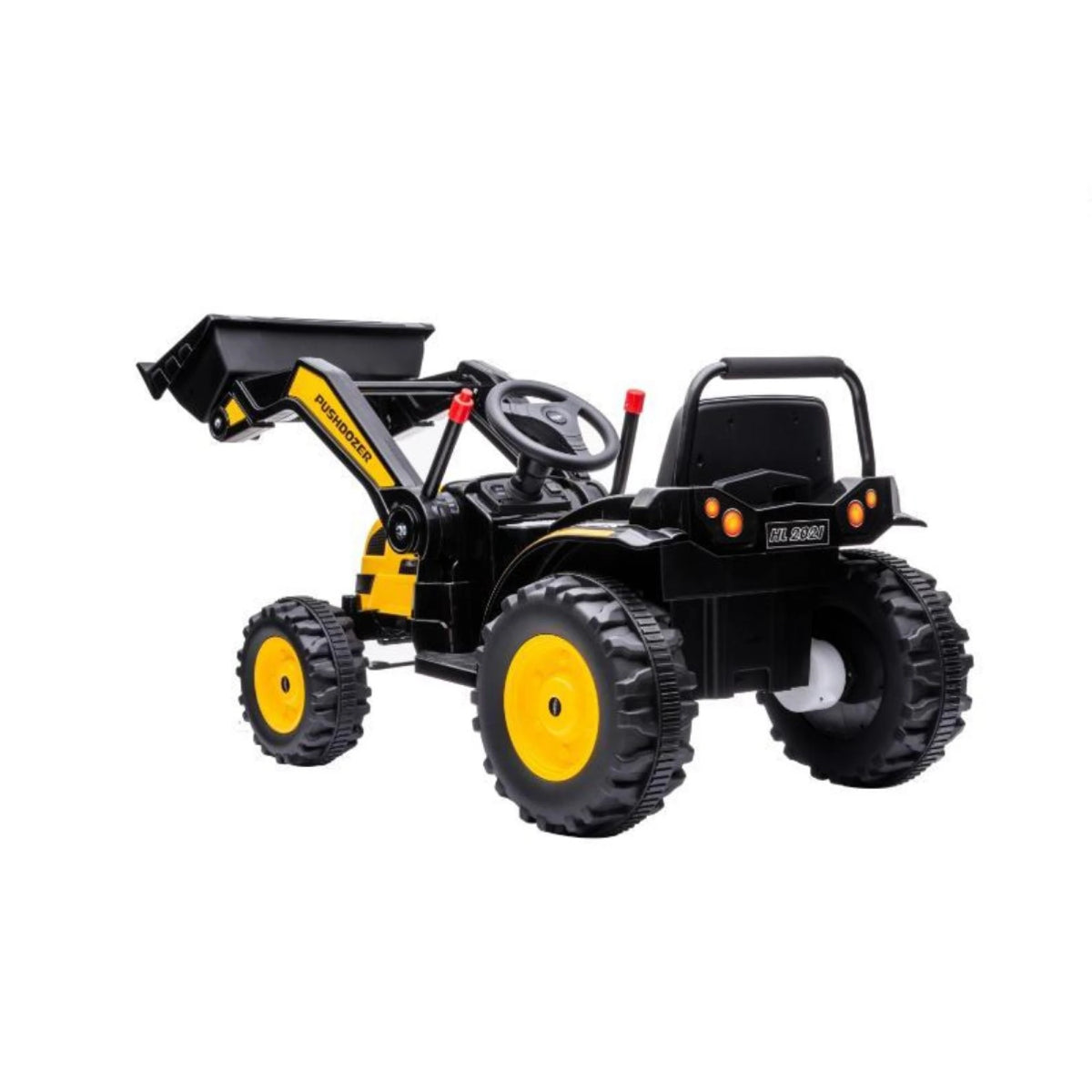 EXCAVADORA A BATERIA INFANTIL AMARILLO TRACTOR CON PALA