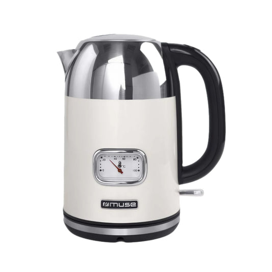 Hervidor Jarra Eléctrica Muse MS020sc Color Crema Retro