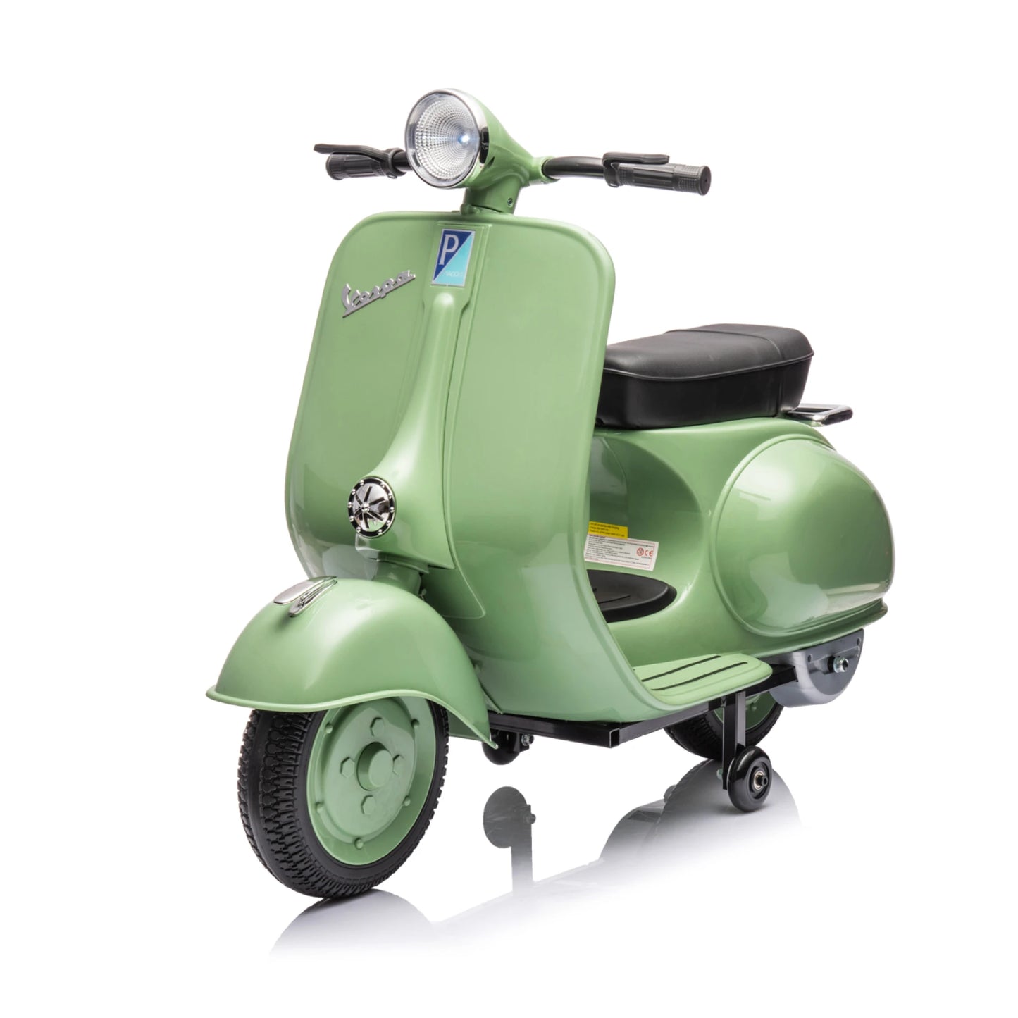 MOTO A BATERÍA PARA NIÑOS VESPA COLOR VERDE