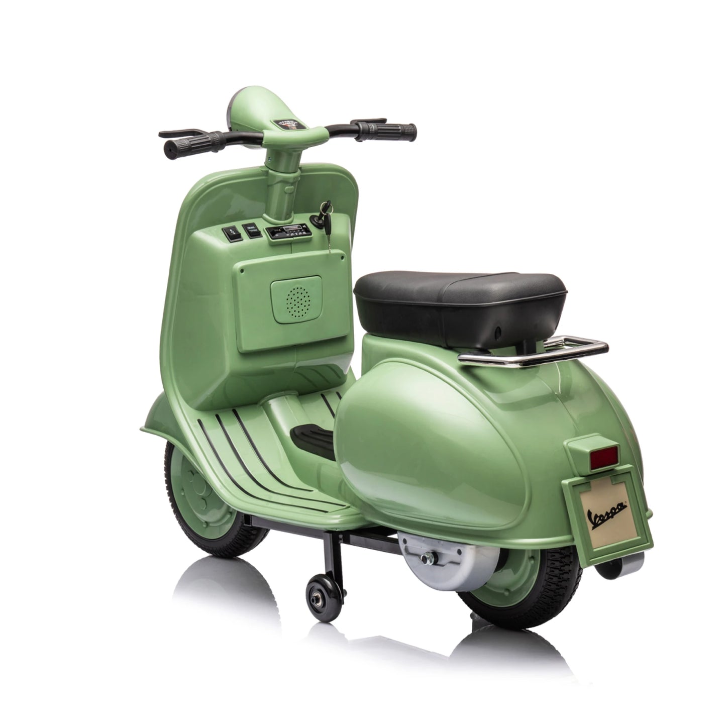 MOTO A BATERÍA PARA NIÑOS VESPA COLOR VERDE